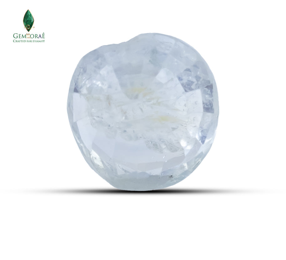 NATURAL WHITE SAPPHIRE - 3 CT