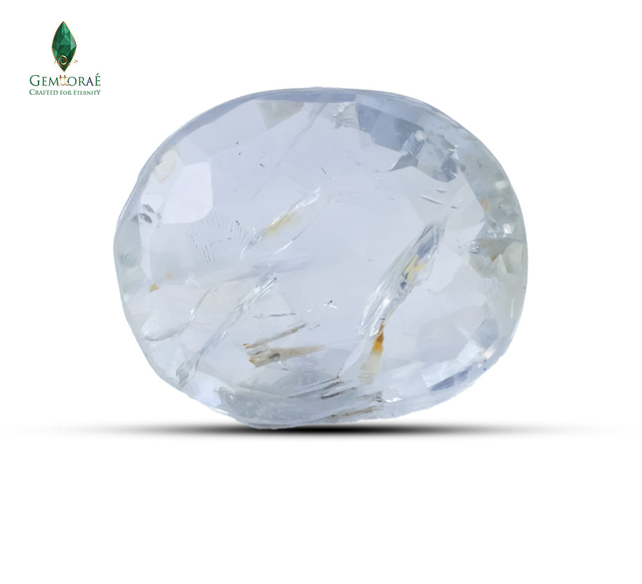 NATURAL WHITE SAPPHIRE 2.85 CT