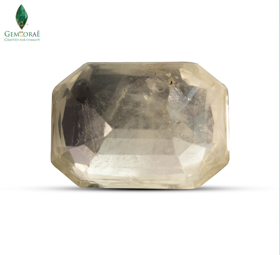 Natural Yellow Sapphire crystal