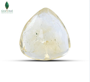 Certified Natural Citrine showing authentic crystal structure