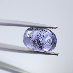Certified Iolite Stone in Medium Blue Violet