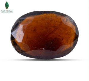 Certified Natural Indian Garnet Gemstone with deep red colour