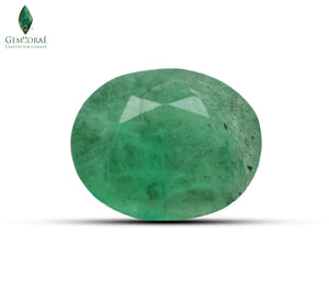 Natural Zambian Emerald Stone Certified Panna Stone