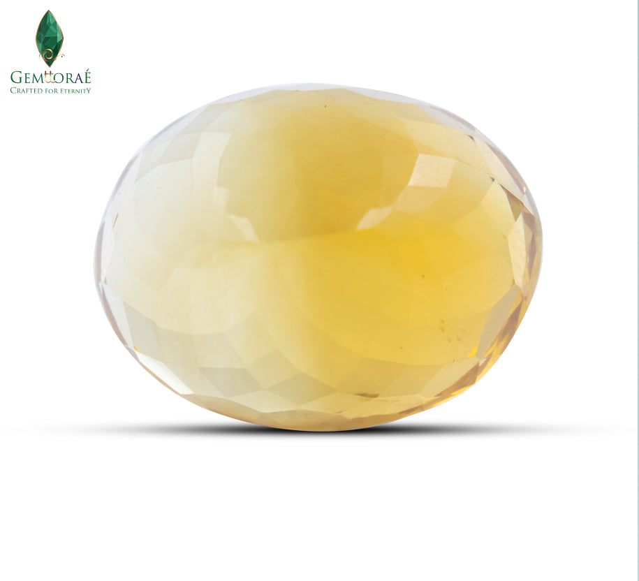 Citrine Gemstone Dark Amber Cognac African Natural