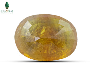 Natural Pukhraj Stone prepared for elegant jewellery