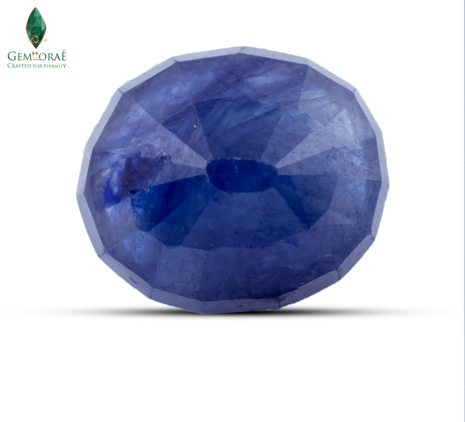 Blue Sapphire enhanced for improved visual clarity