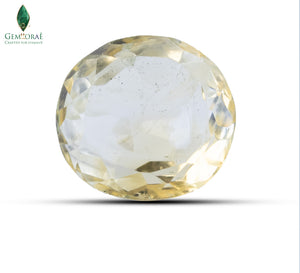 Natural Dark Citrine Deep Amber Indian Gem Certified