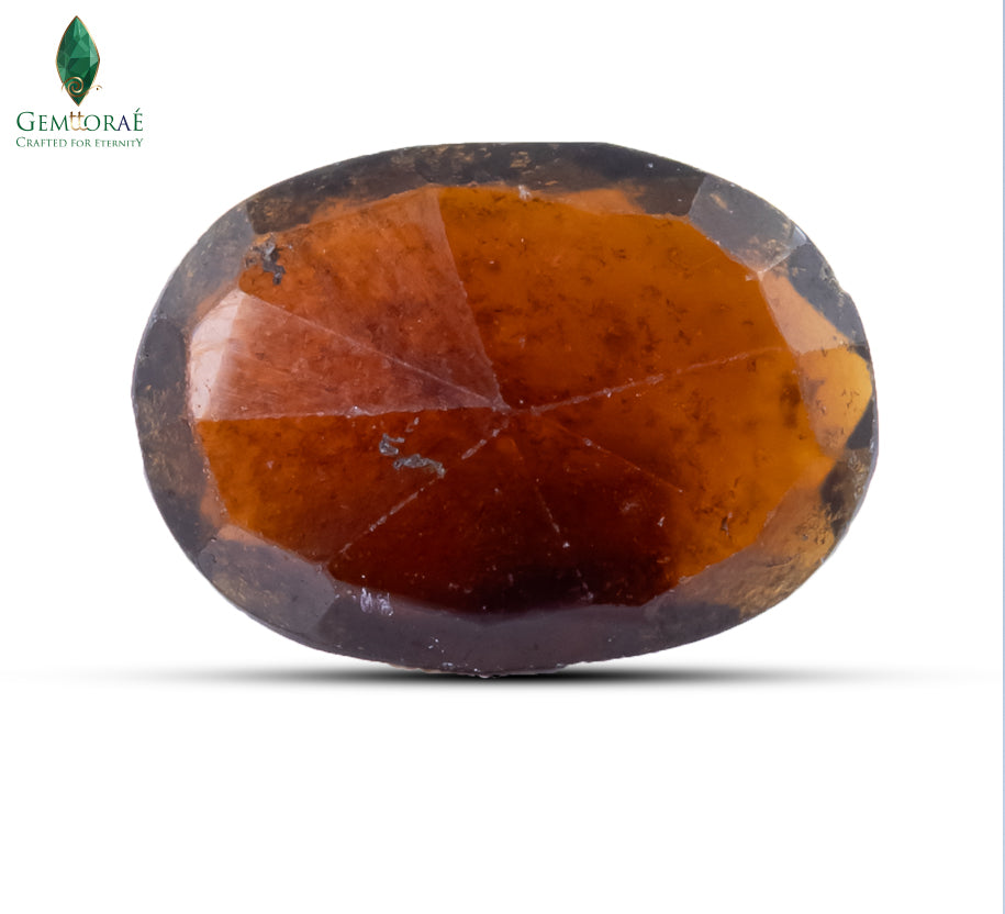 Natural Garnet Gem showing unique clarity and brilliance