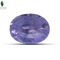 Certified pink sapphire stone featuring an elegant oval cut 