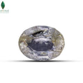 Natural bi color sapphire gemstone with vivid color blend