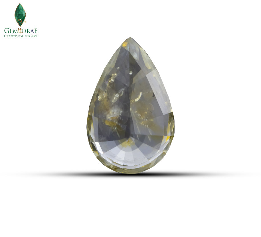 Certified bi colour sapphire with excellent clarity
