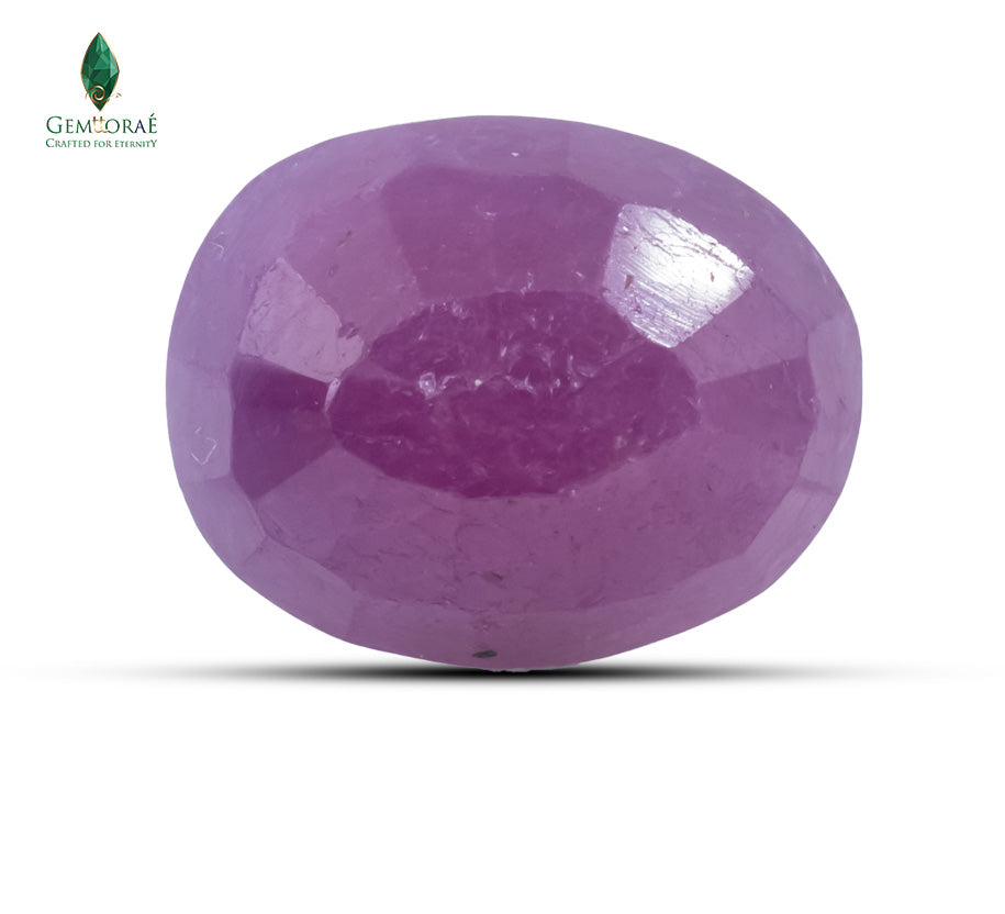 Natural Burma Ruby 7.17 CT (Manik Stone) – Certified Original Burmese Ruby | Gemttorae