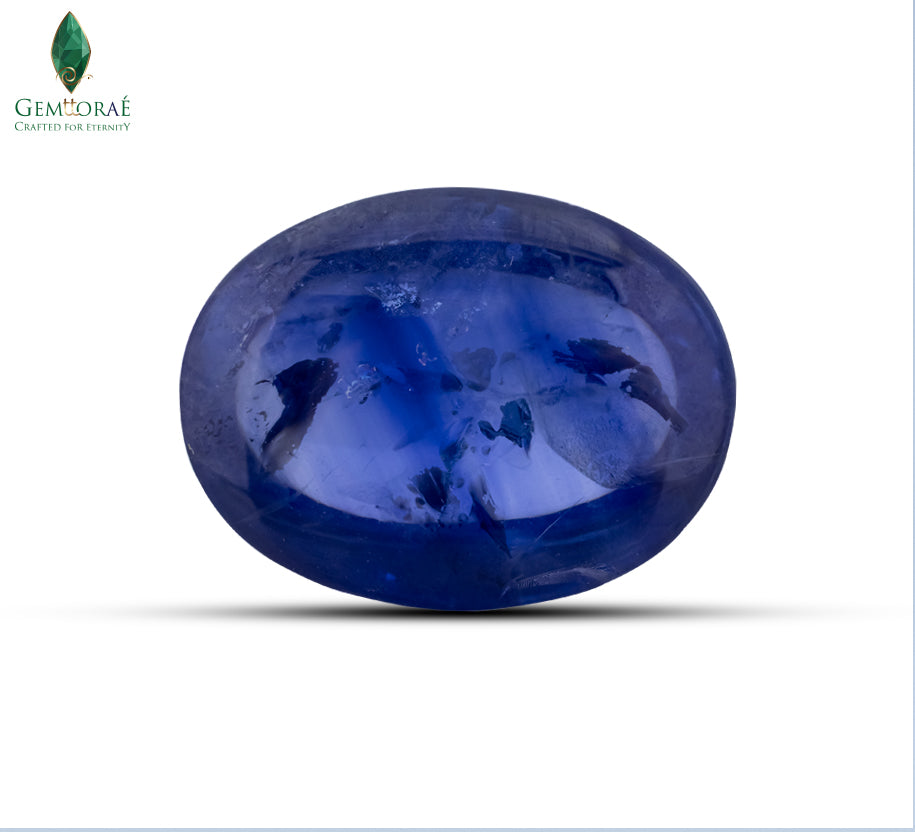 Fine blue sapphire stone with radiant brilliance