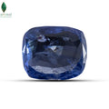 Natural blue sapphire gemstone with deep blue brilliance