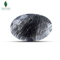 NATURAL BLACK RUTILE QUARTZ - 14.75 CT