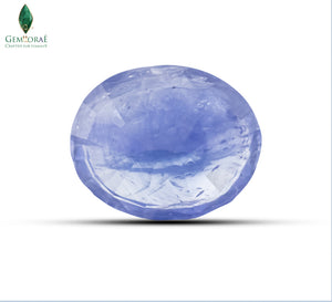 Genuine blue sapphire stone with rich color
