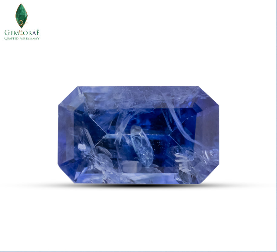 Fine Neelam gemstone with brilliant sparkle