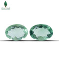NATURAL GREEN FLUORITE (PAIR) - 18.05 CT