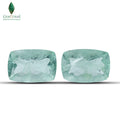 NATURAL GREEN FLUORITE (PAIR) - 38.65 CT