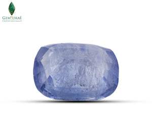 Natural blue sapphire with rich royal blue color