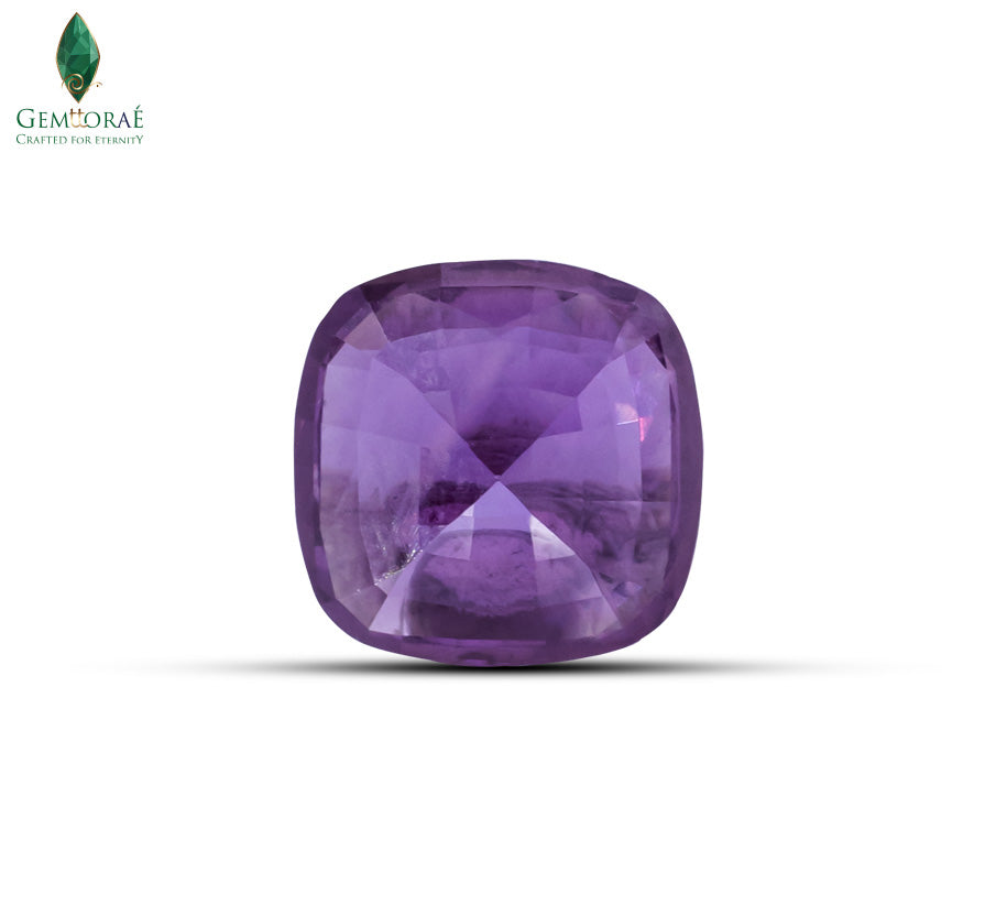 Certified pink sapphire stone with excellent clarity