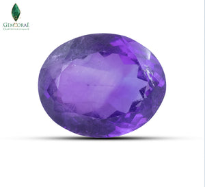 Front view of Jamunia Stone with natural purple sparkle