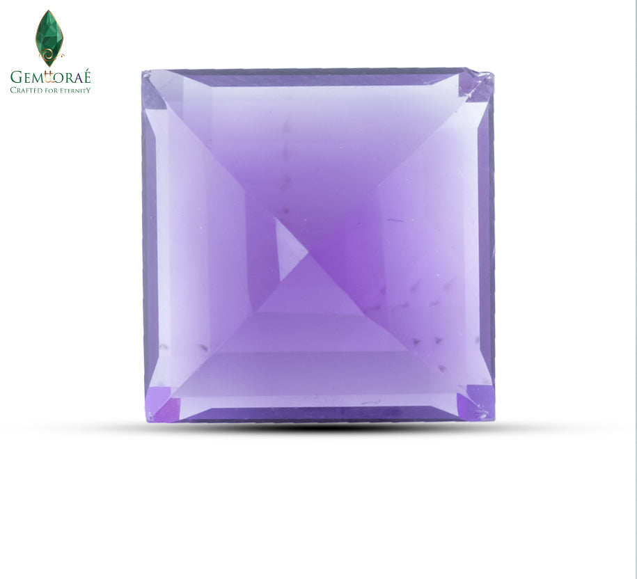 Back view of Amethyst Crystal displaying natural clarity