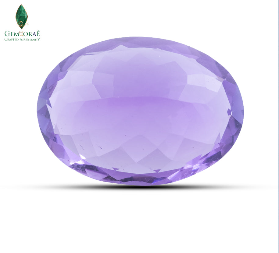 Back view of Amethyst Stone highlighting natural gemstone beauty
