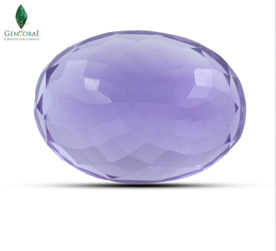 Back view of Jamunia Stone showing natural crystal clarity