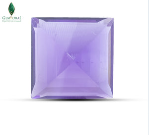 Back view of Amethyst Crystal revealing natural violet luster