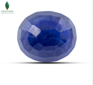Authentic Blue Sapphire gemstone with vibrant blue hue