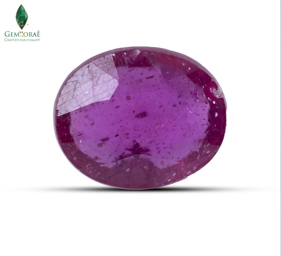 Brilliant pink Ruby gemstone with vibrant natural color