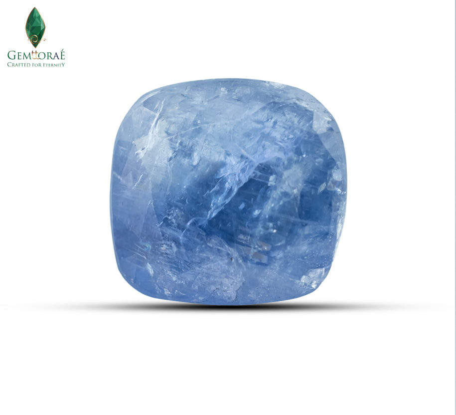 Certified Neelam Ratna with natural blue brilliance