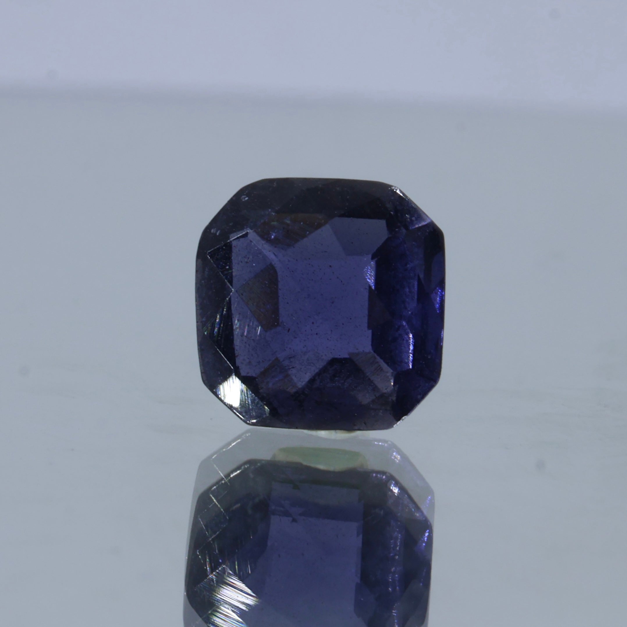Natural Indian Iolite Gemstone with Blue Violet Colour