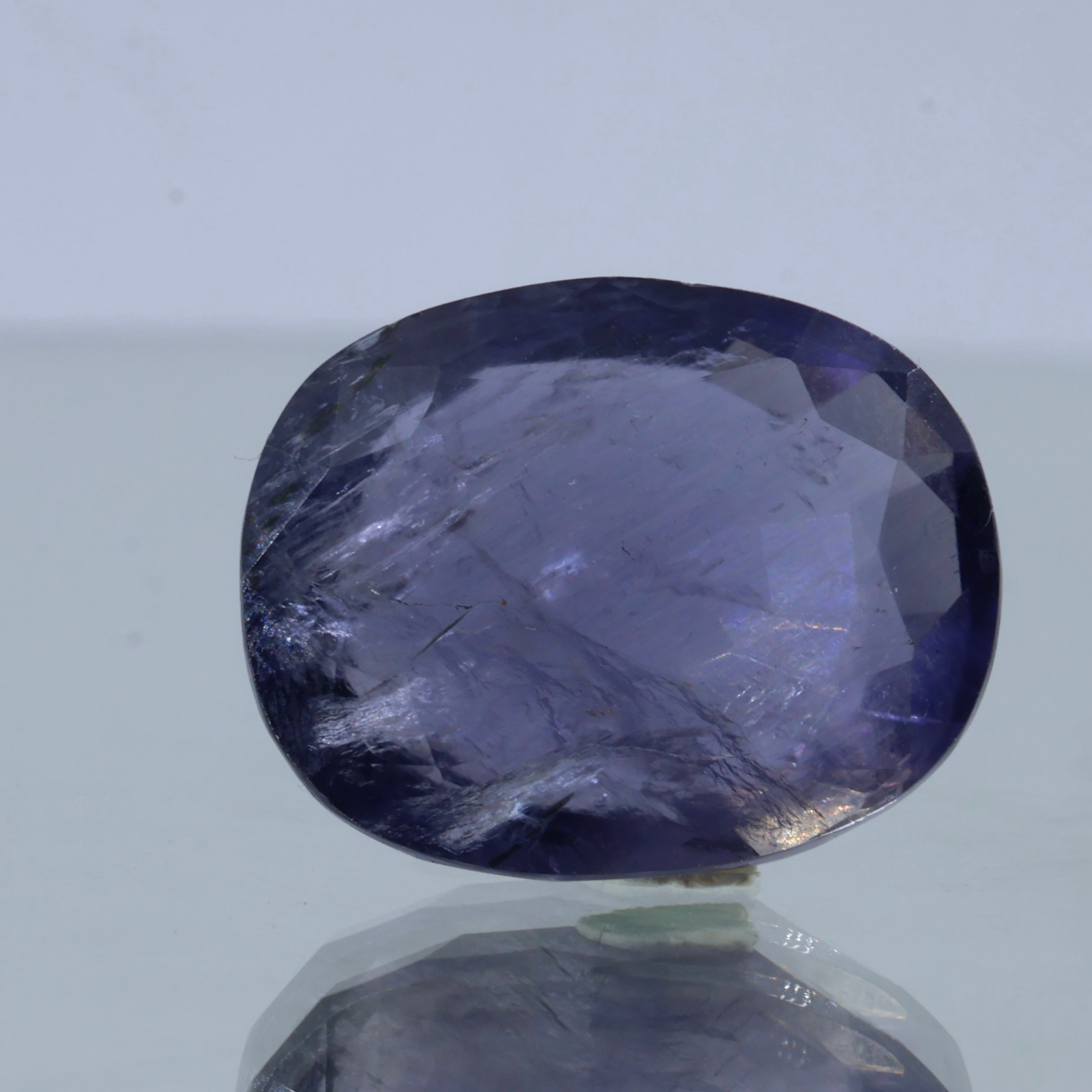 Natural Indian Iolite Stone with Blue Violet Colour
