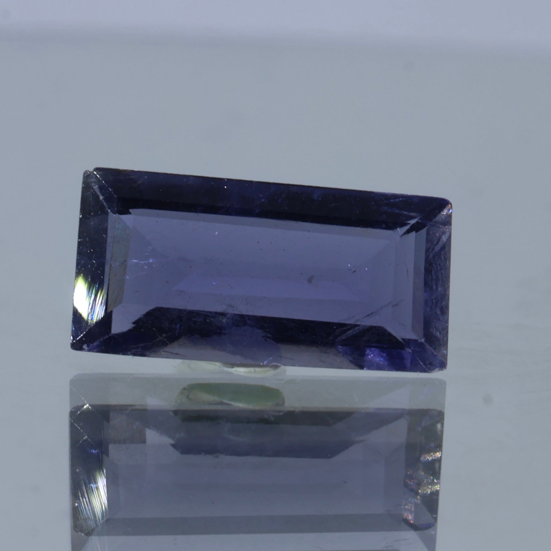 Natural Indian Iolite Stone with Blue Violet Tones