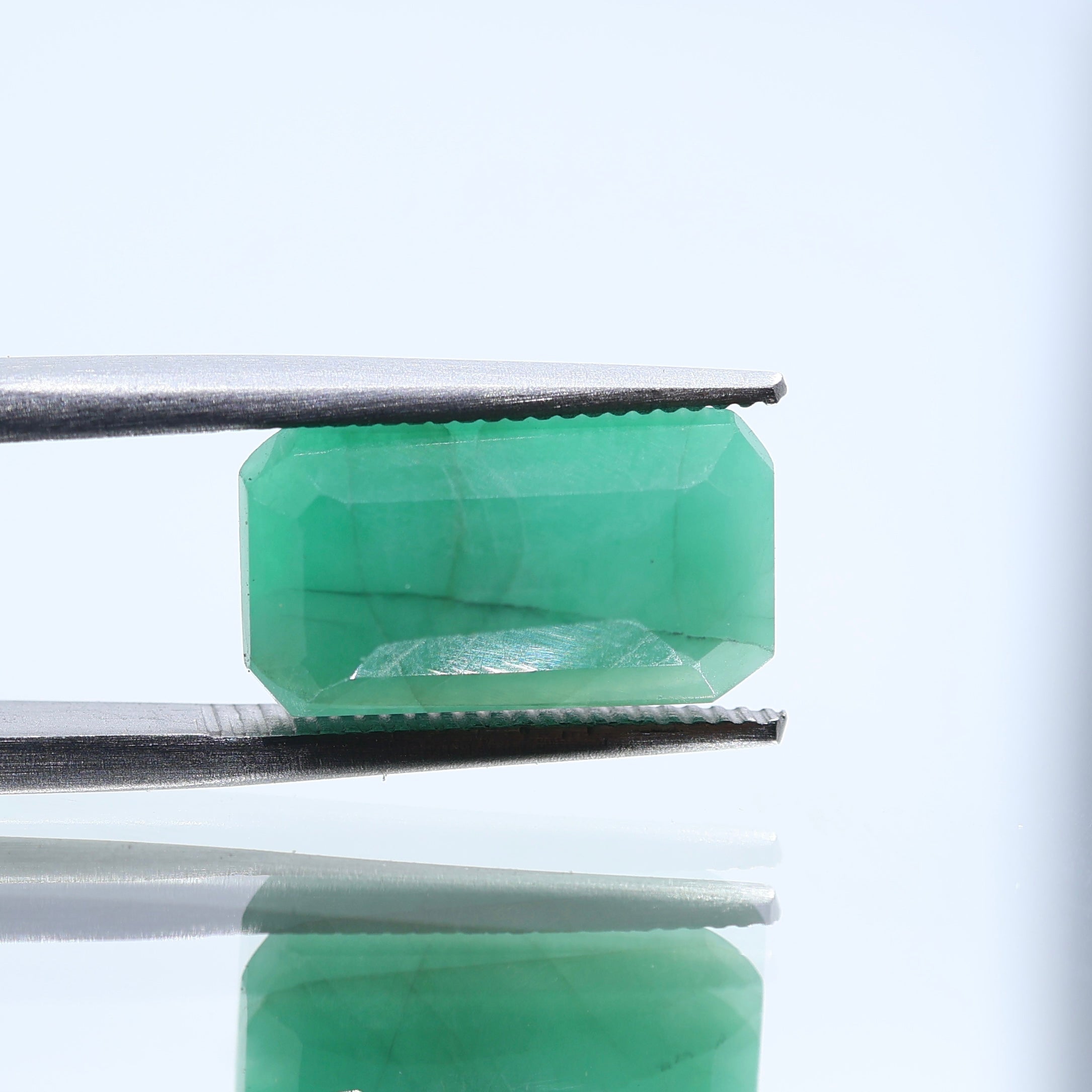 Brazilian Panna Green Emerald Stone Natural 