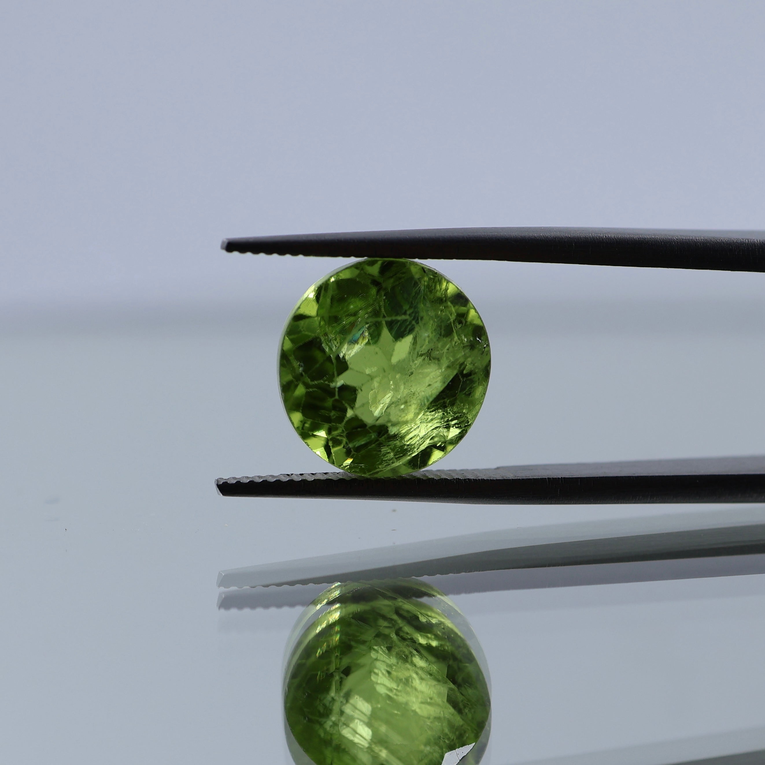 Natural Green Peridot Stone 7.20 CT | Certified Loose Gemstone | Gemttorae