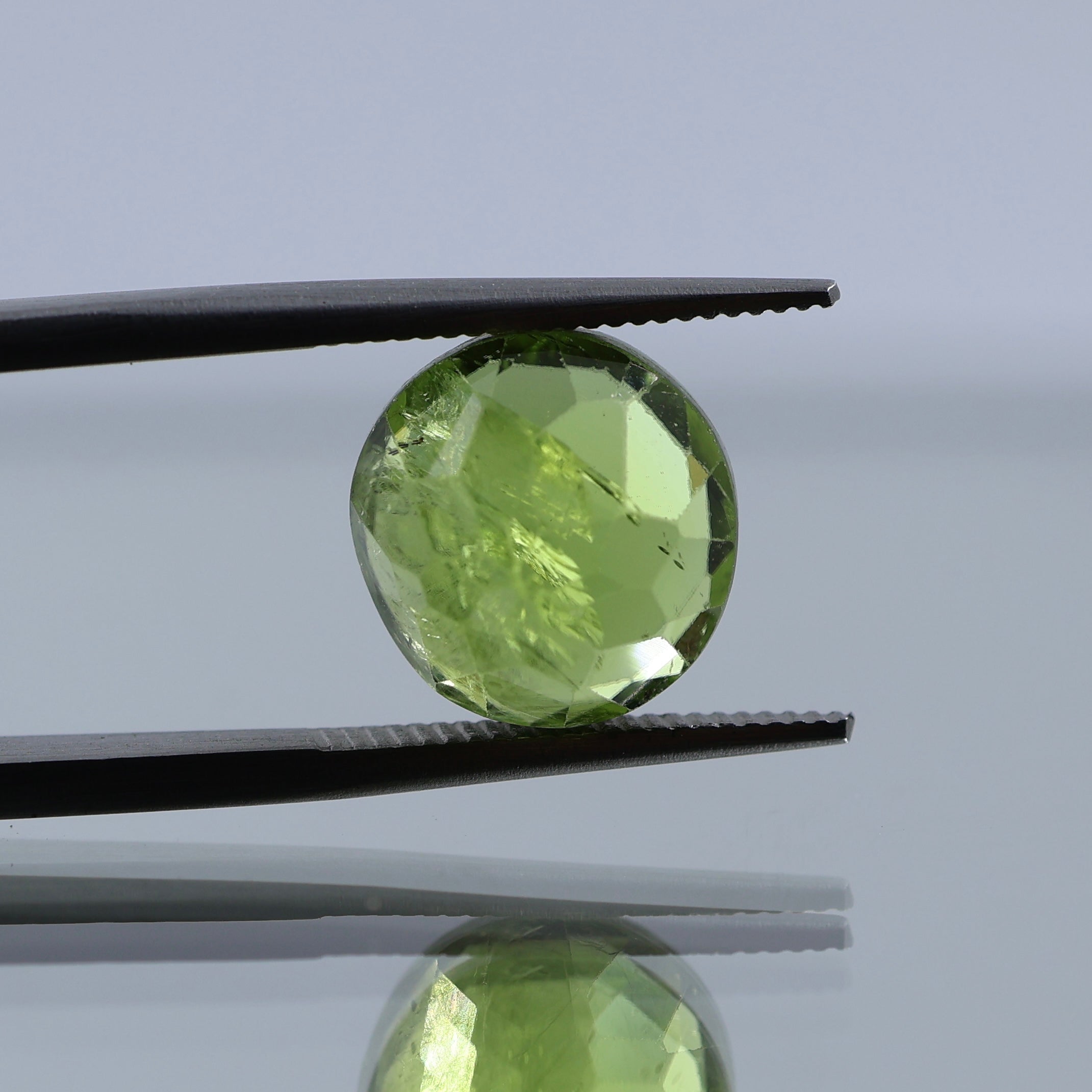 Natural Green Peridot Stone 7.20 CT | Certified Loose Gemstone | Gemttorae