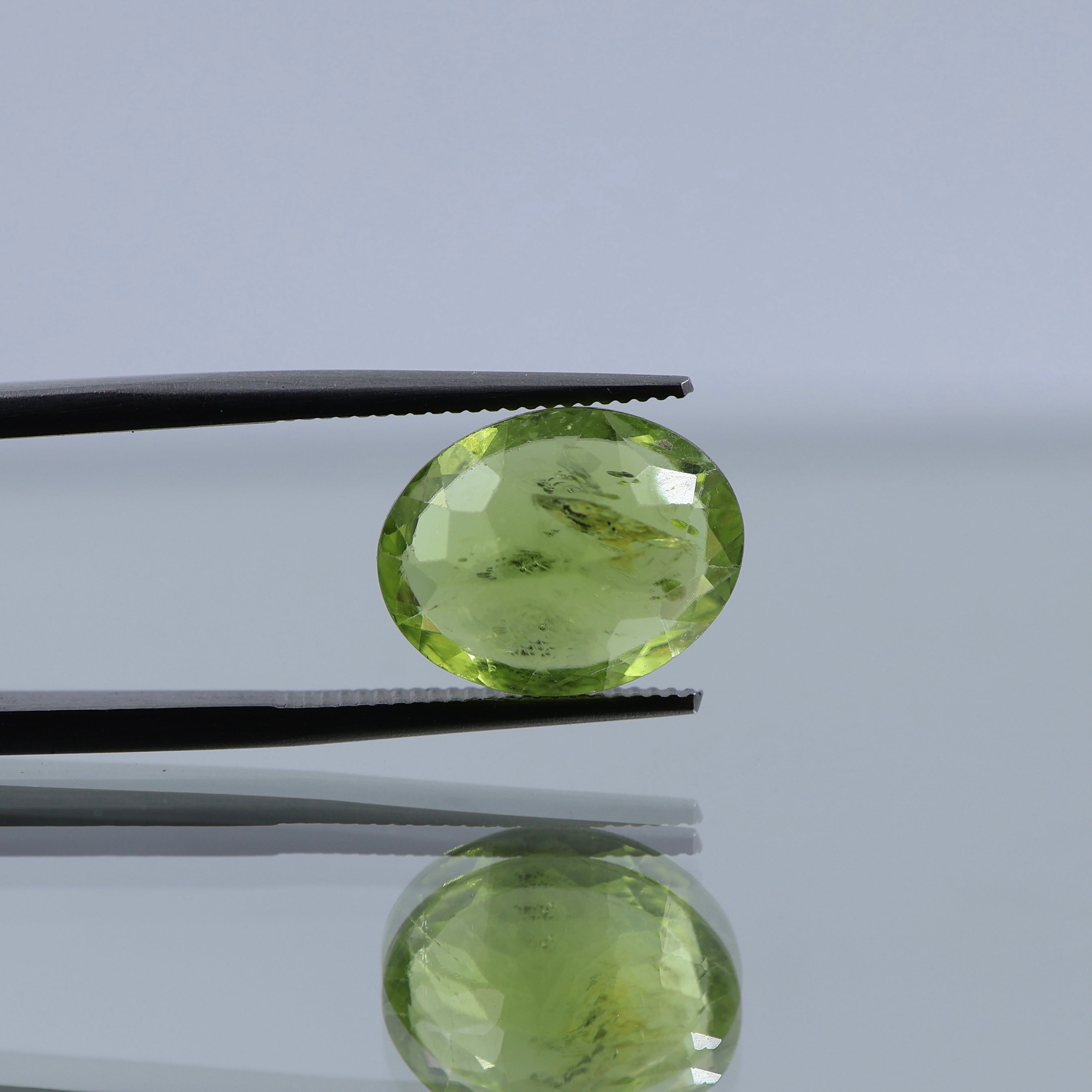 Natural Green Peridot Stone 5.80 CT | Certified Loose Gemstone | Gemttorae