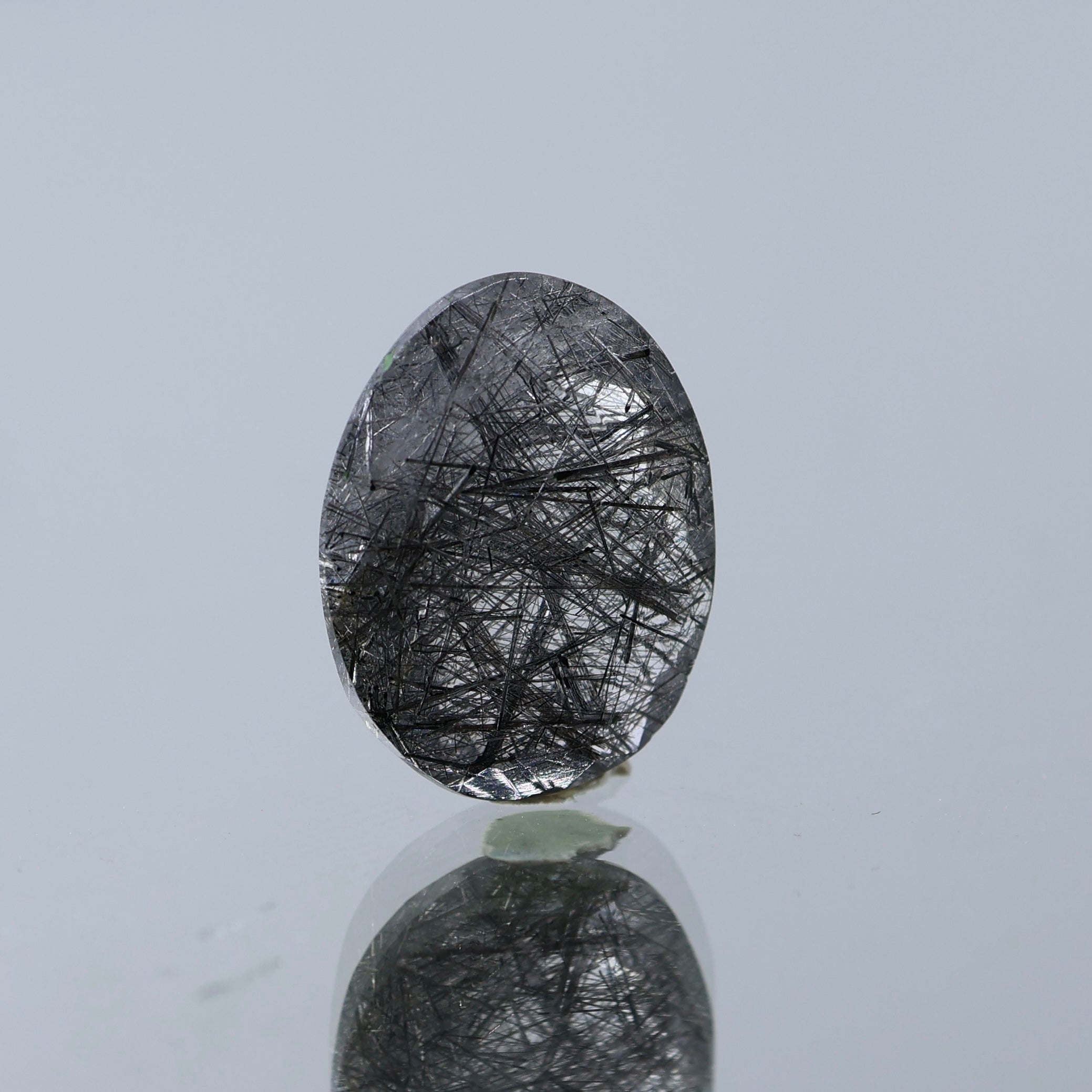 Natural Indian Black Rutile Quartz 5.5 CT – 100% Untreated | Certified Loose Gemstone | Buy Online in UAE