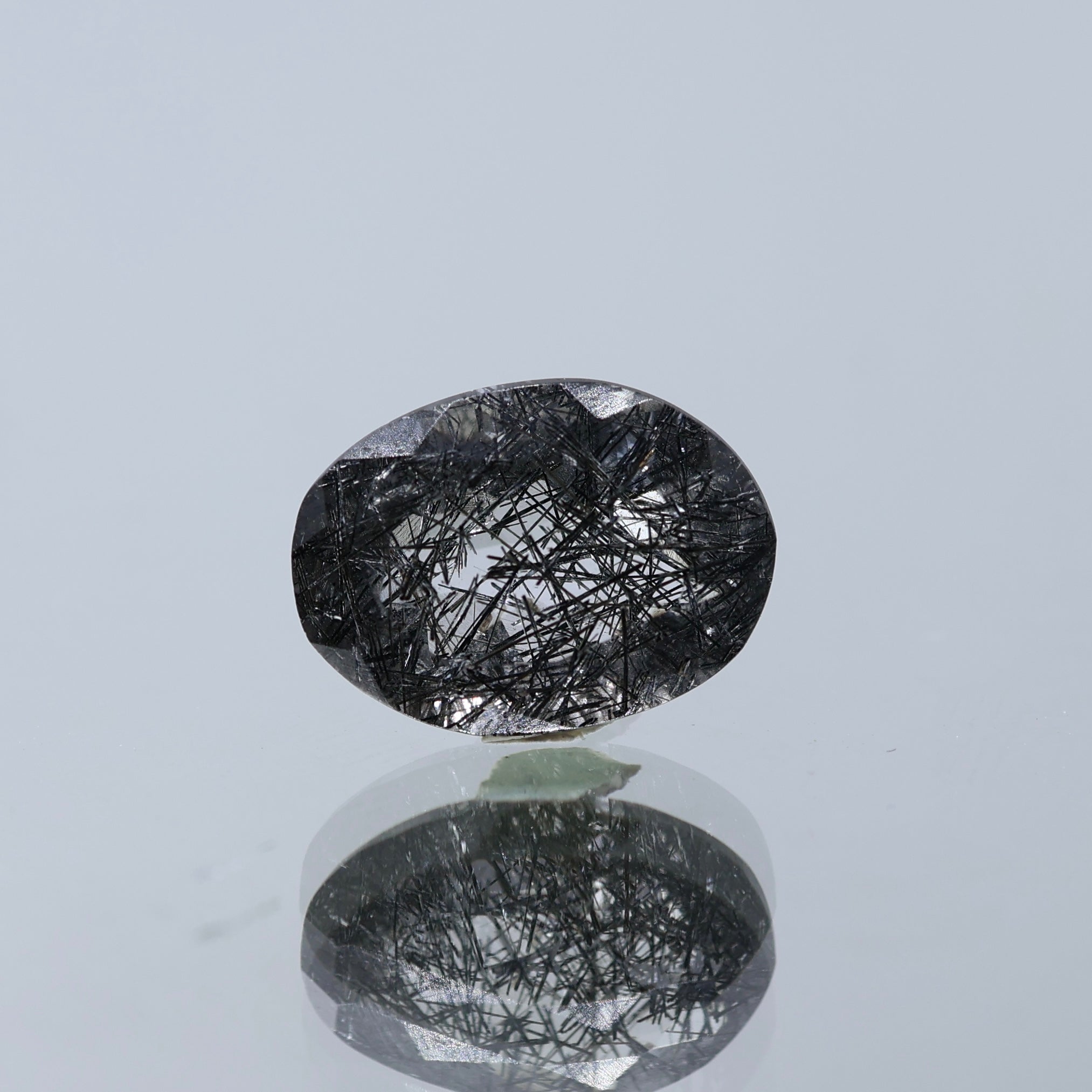Natural Indian Black Rutile Quartz 4.3 CT – 100% Untreated | Certified Loose Gemstone | Buy Online in UAE