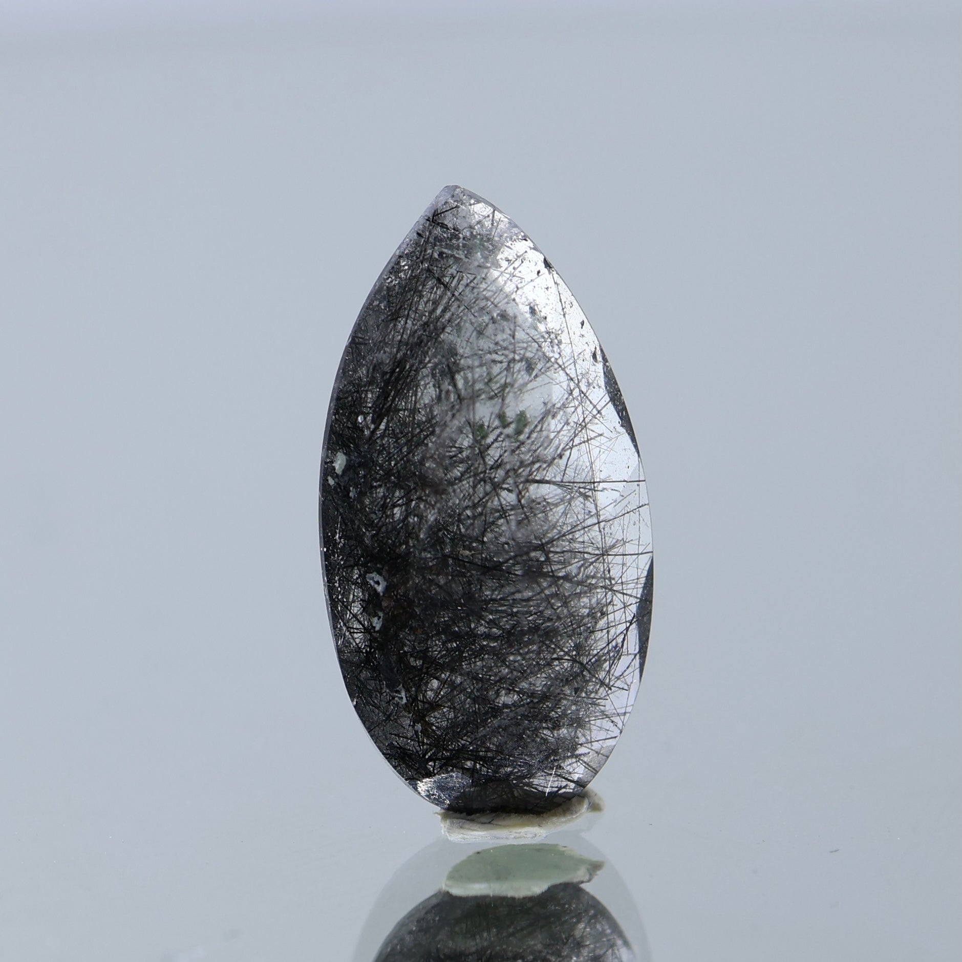 Natural Indian Black Rutile Quartz 6.5CT – 100% Untreated | Certified Loose Gemstone | Buy Online in UAE
