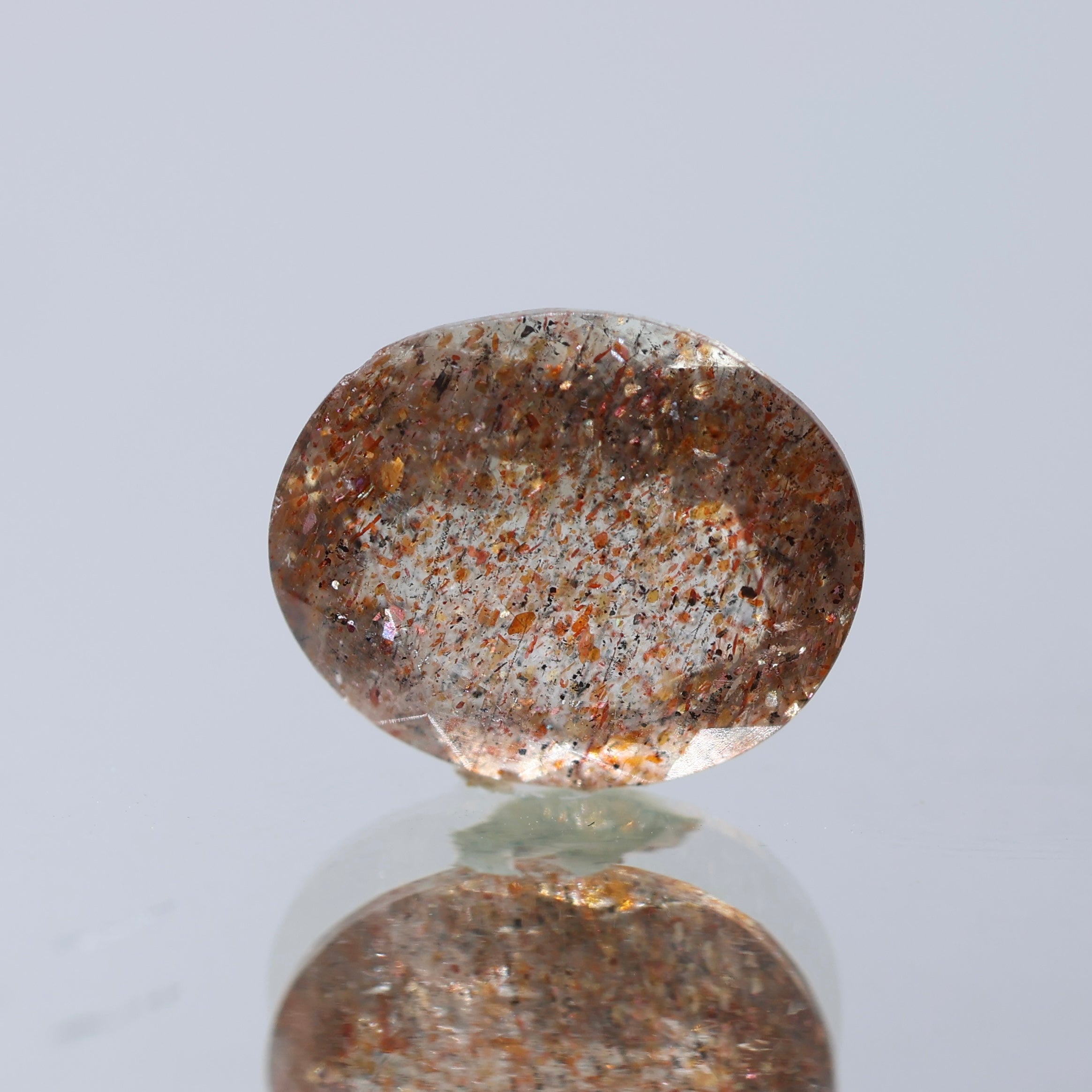 Natural Sunstone 4 CT – Light Peach Orange | Certified Loose Gemstone | Gemttorae