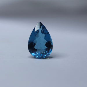 Loose blue topaz gemstone for custom jewelry