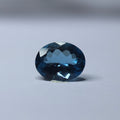 natural blue topaz gemstone