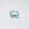 Natural Aquamarine Crystal Light Ice Blue Certified Gemstone