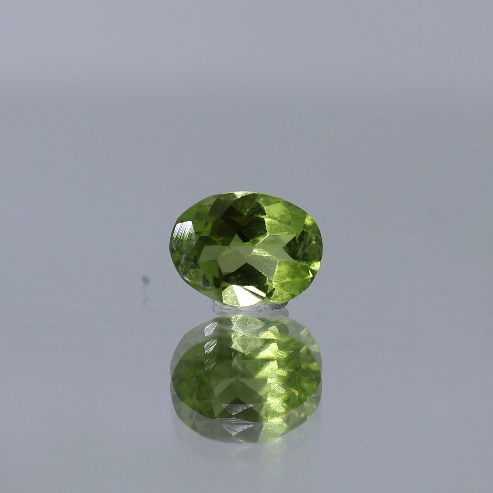 Natural Green Peridot Stone 1.7 CT | Certified Loose Gemstone | Gemttorae