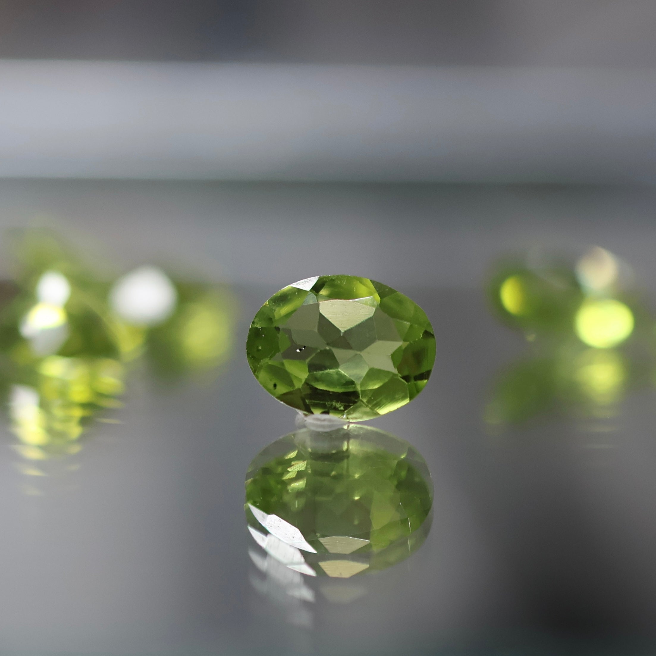 Natural Green Peridot Stone 2.45 CT | Certified Loose Gemstone | Gemttorae