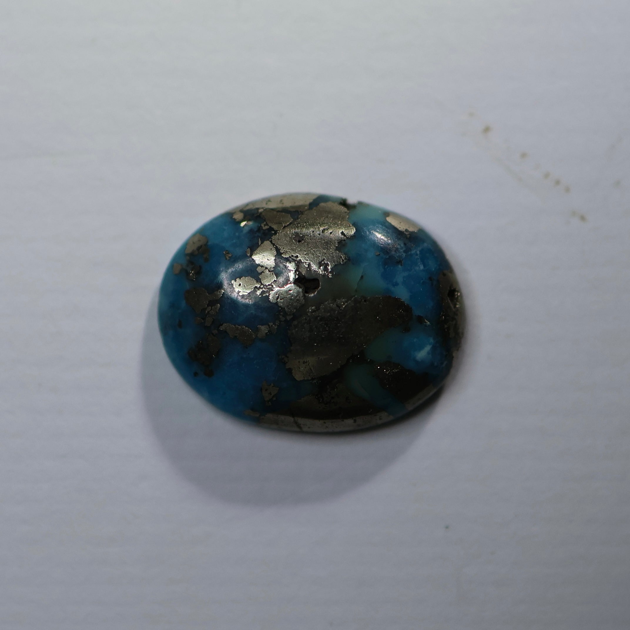 Certified Iranian Blue Turquoise Firosa Natural Loose Gemstone